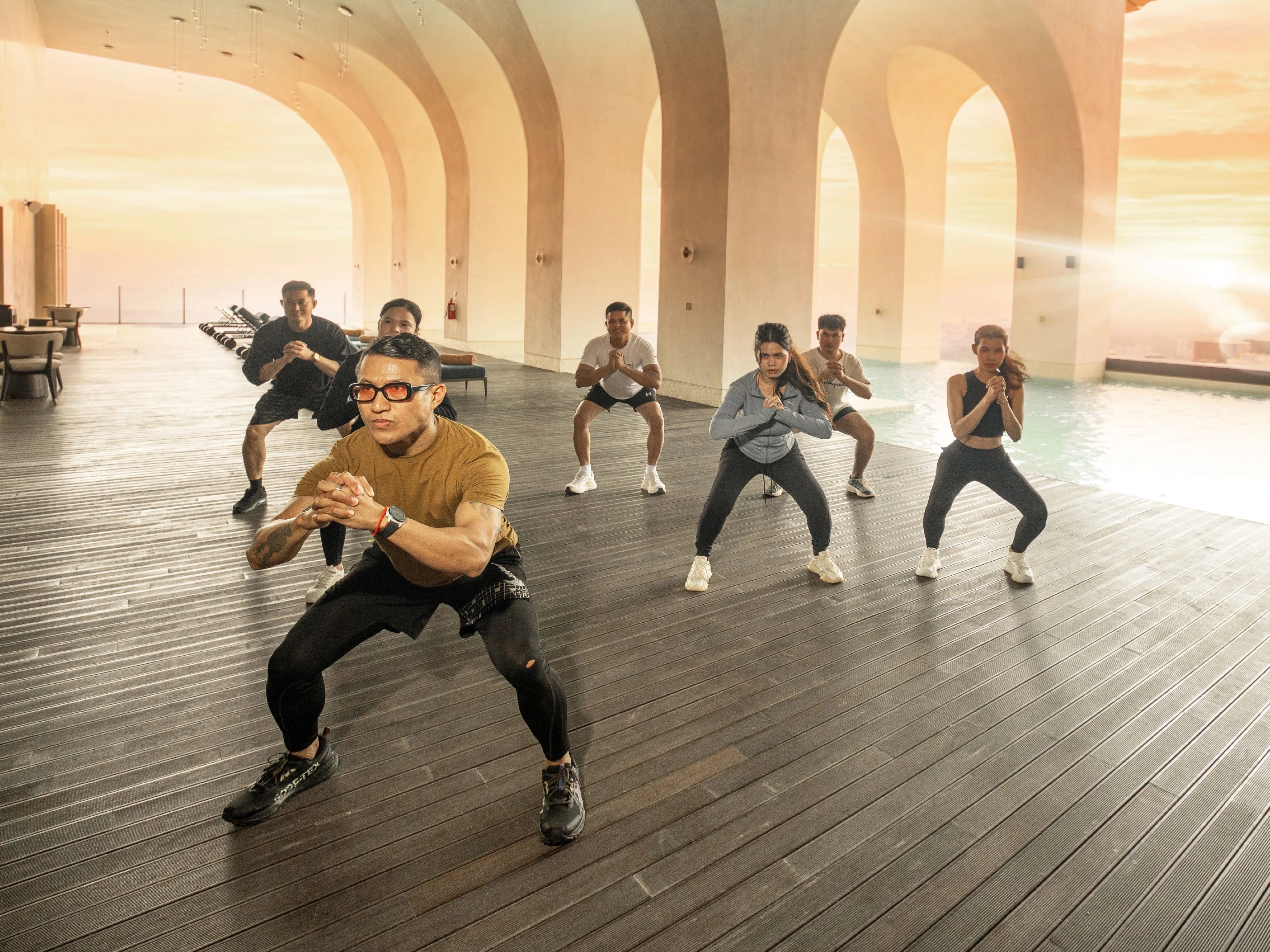 Group Fitness Training at The Workout