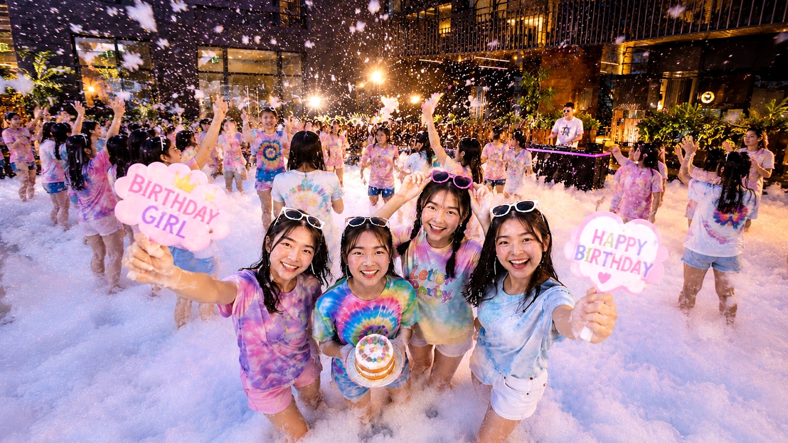 Foam Birthday Party!